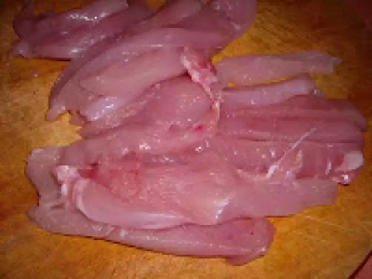 Suvite de pui/Straccetti di pollo al verde - poza 3