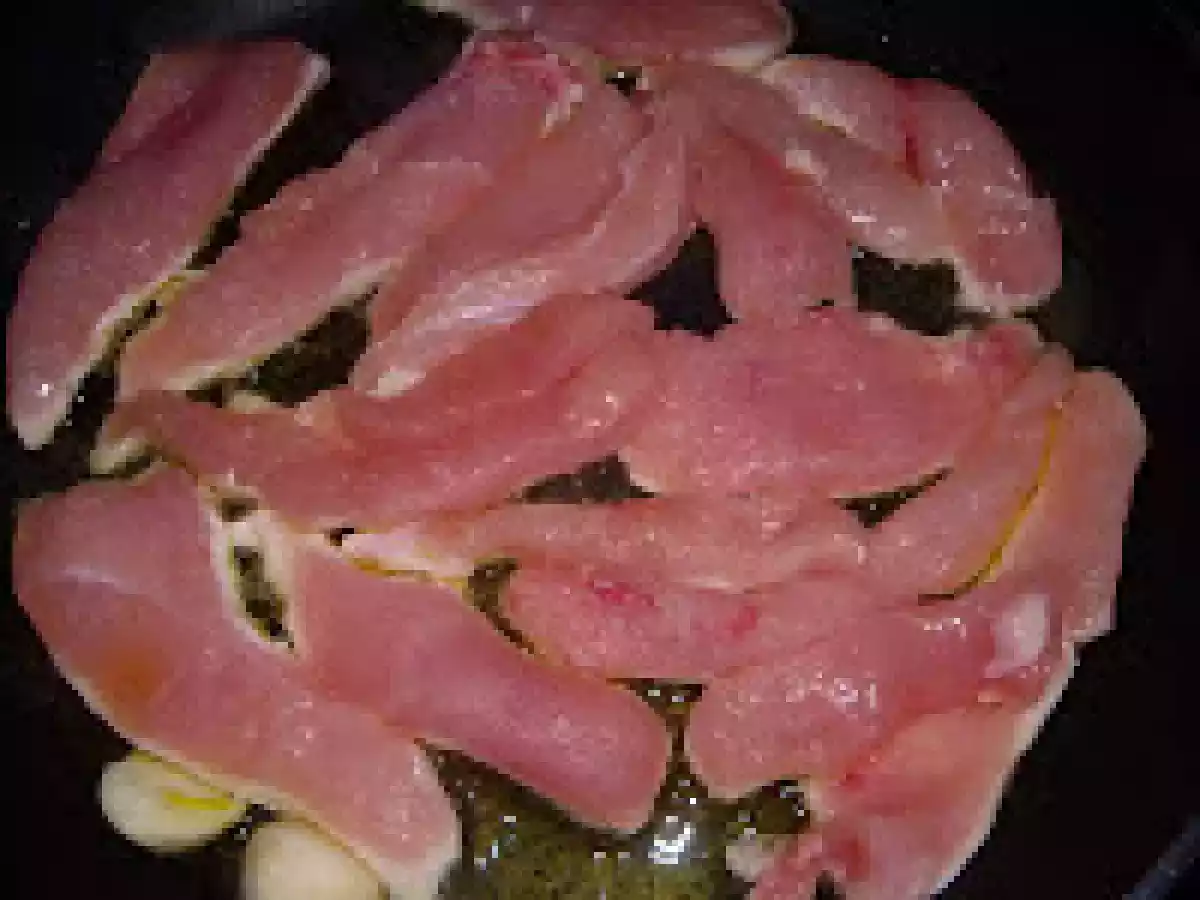 Suvite de pui/Straccetti di pollo al verde - poza 4