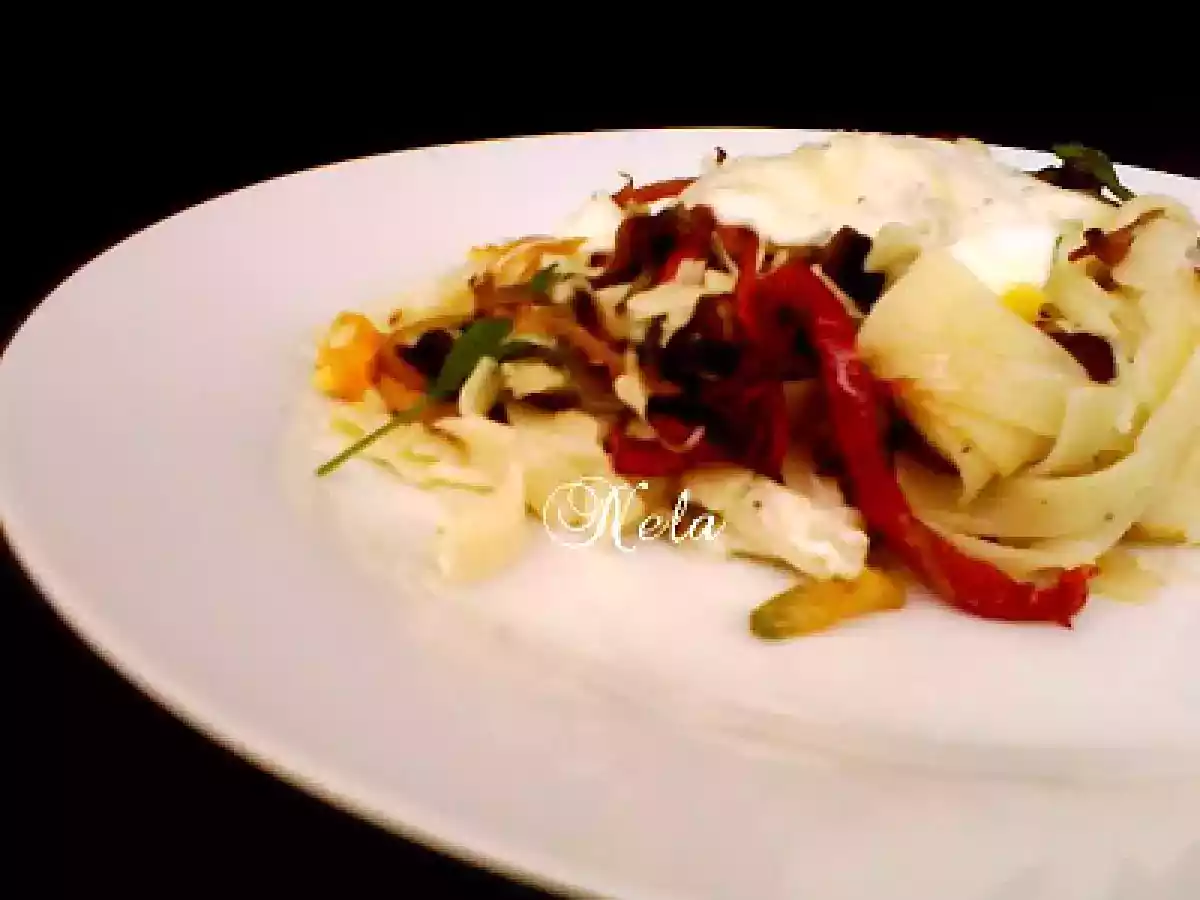 Tagliatelle cu legume