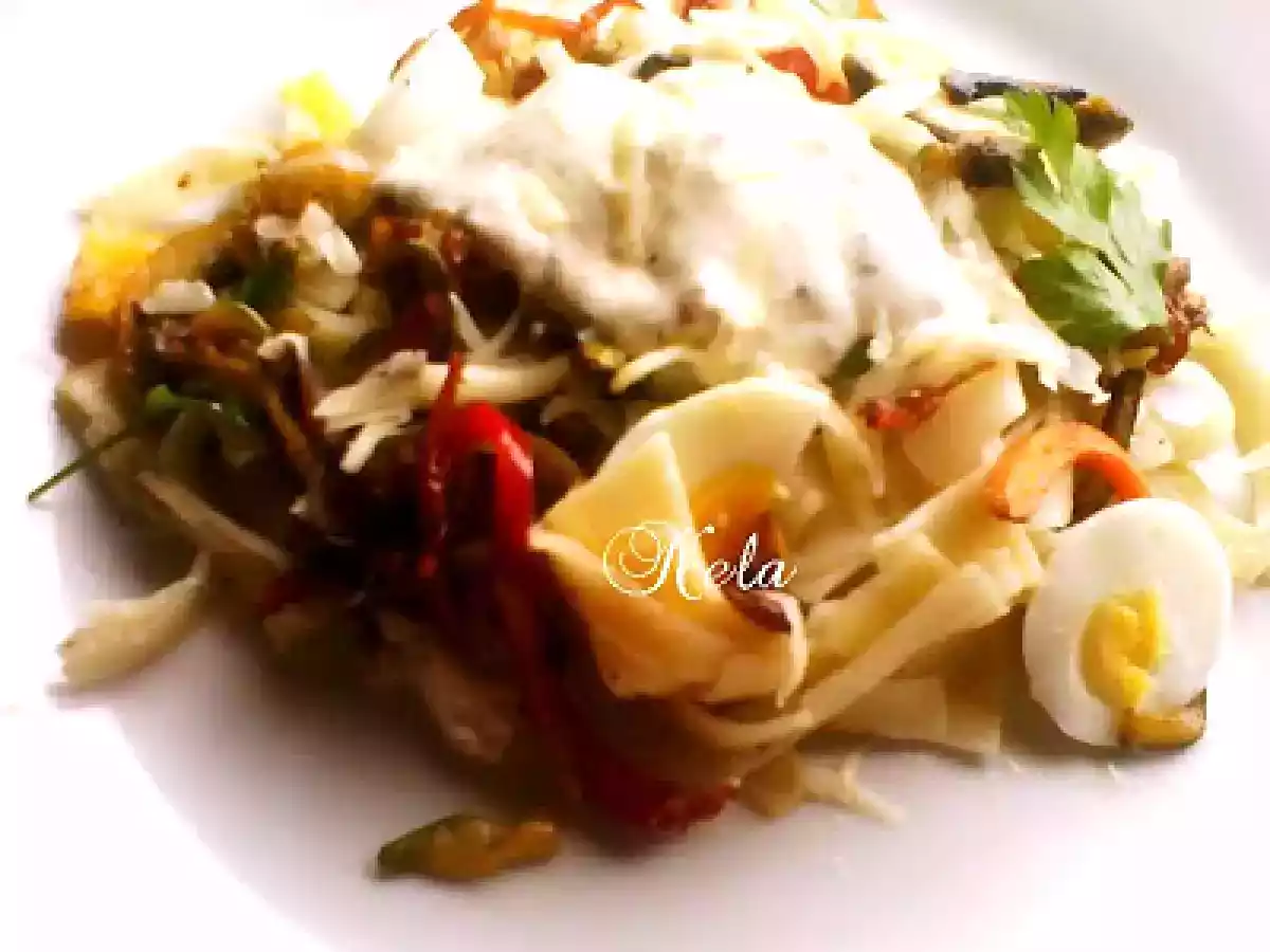 Tagliatelle cu legume - poza 3