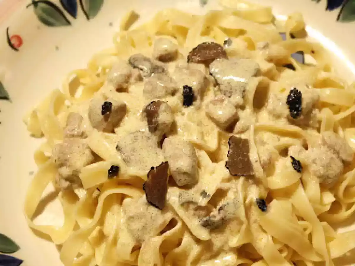 Tagliatelle cu Trufe si Foie Gras