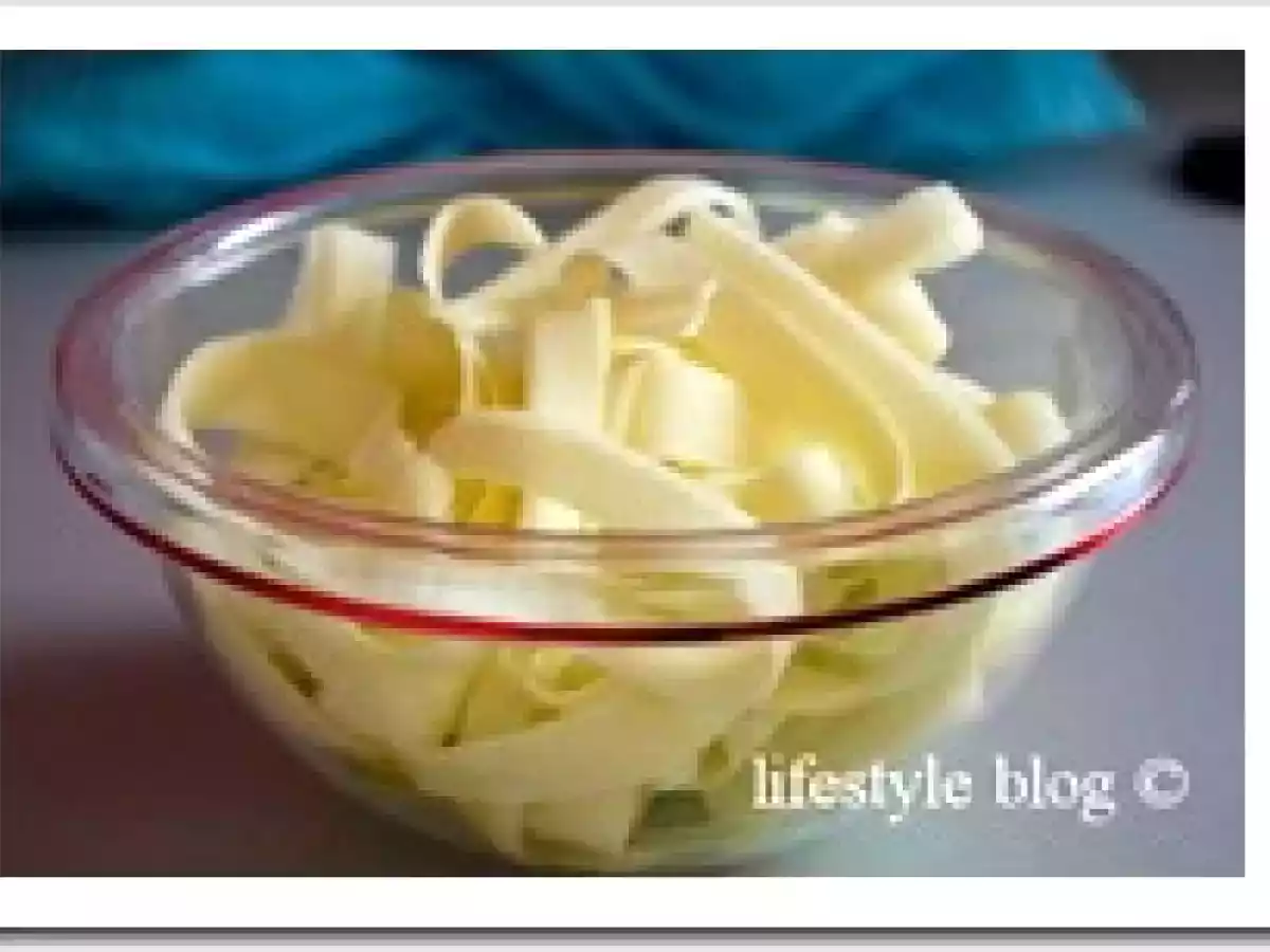 Tagliatelle din zucchini / Zucchini tagliatelle - poza 3