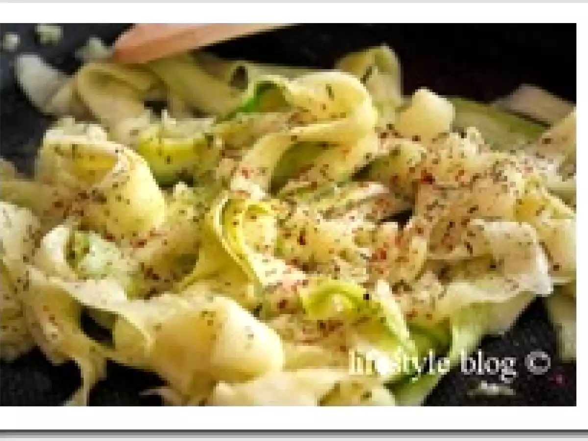 Tagliatelle din zucchini / Zucchini tagliatelle - poza 6
