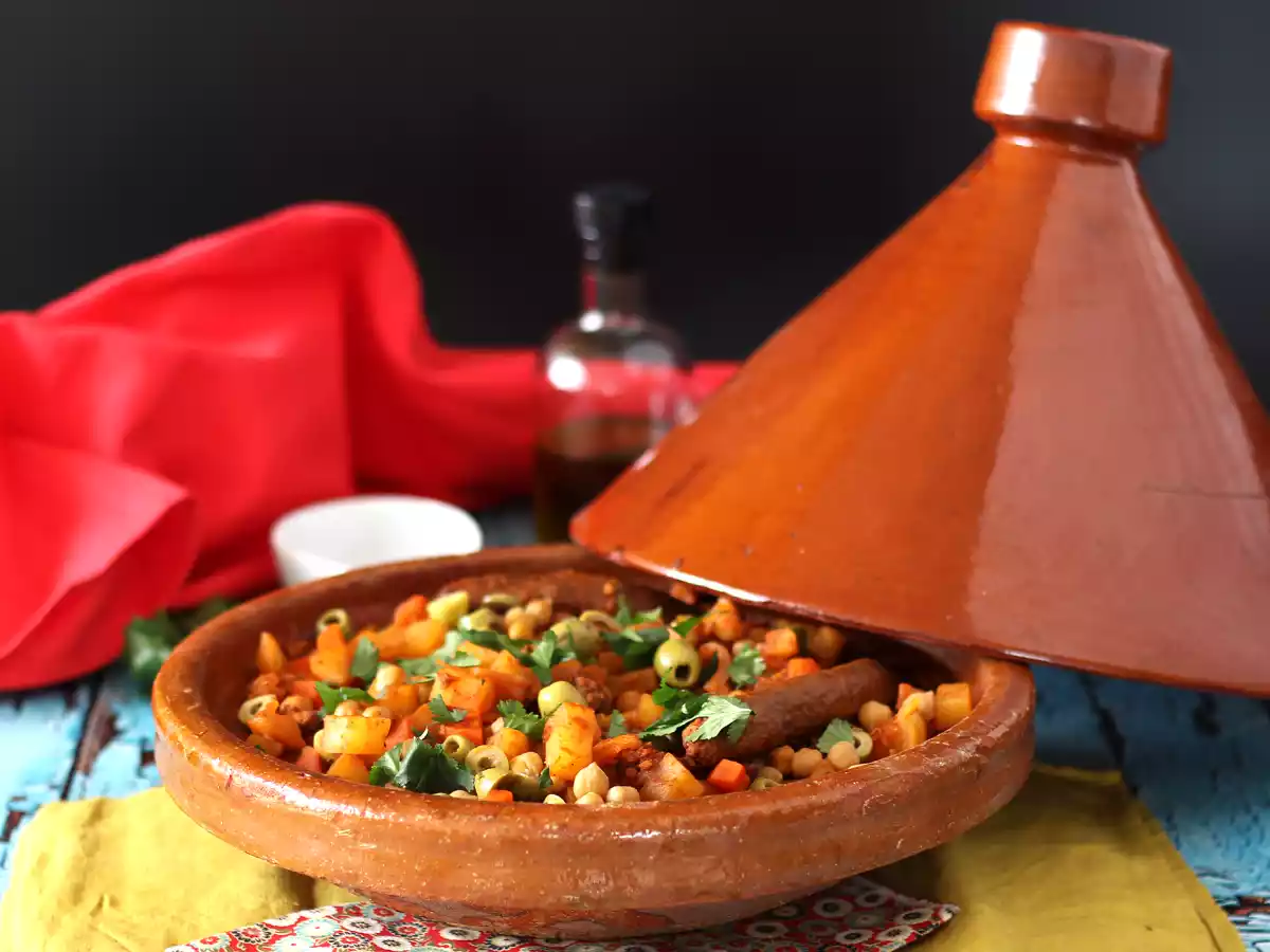 Tajine cu vită și legume
