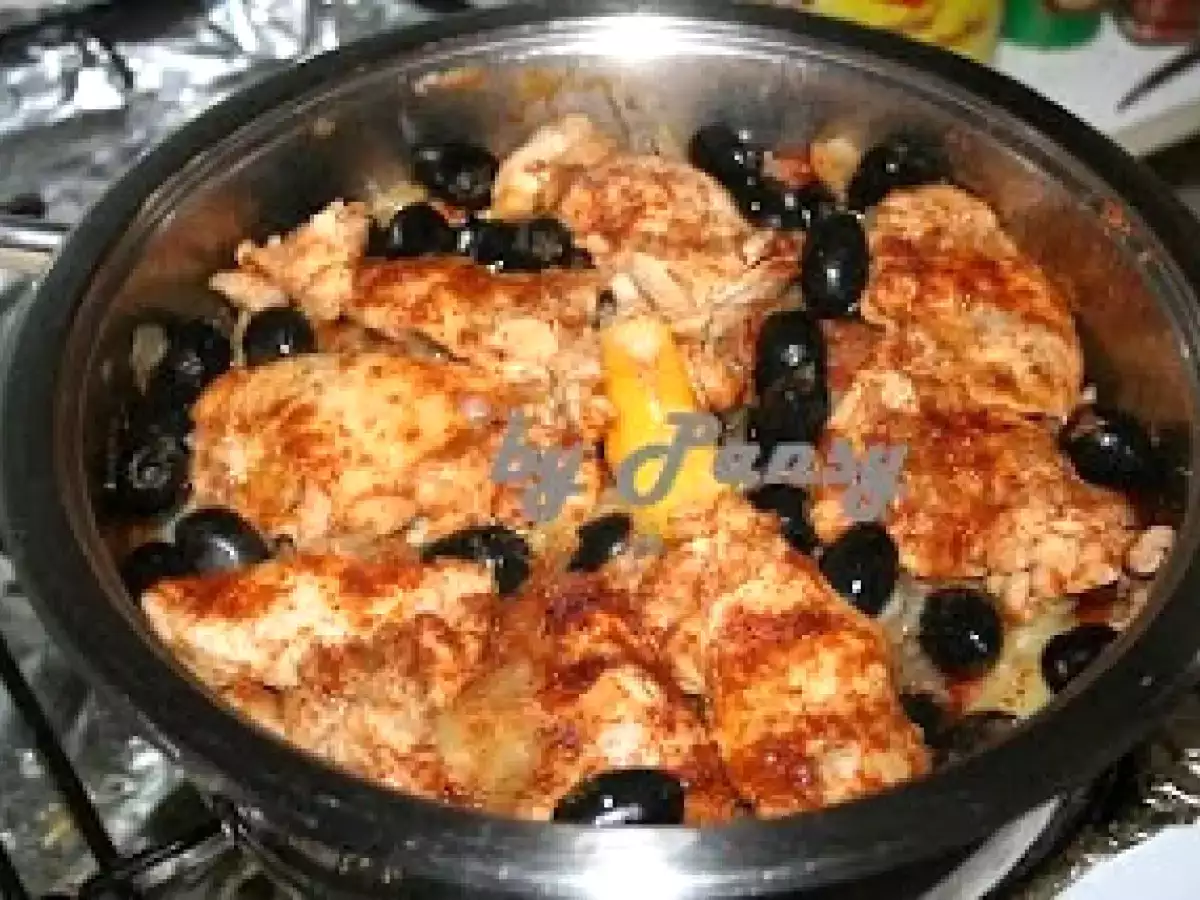 Tajine de pui cu legume si masline - poza 13