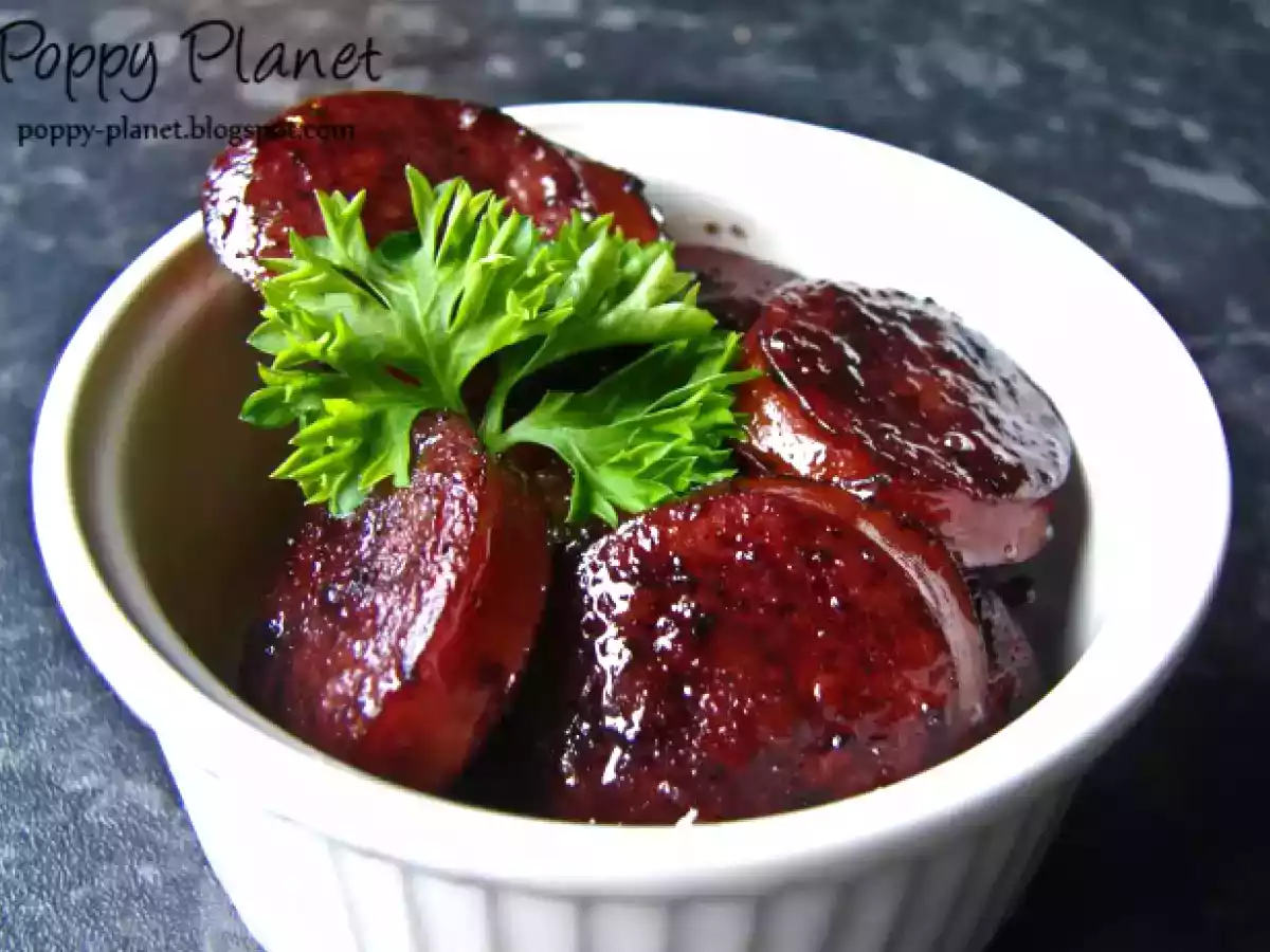 Tapas - Chorizo in vin rosu - poza 2