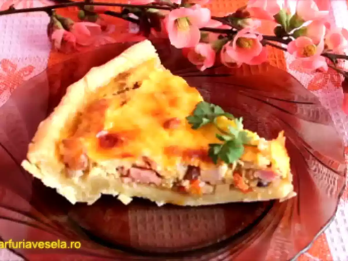 Tarta aperitiv cu kaiser si legume (reteta video)