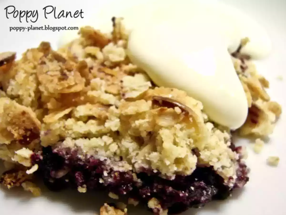 Tarta Crumble cu afine