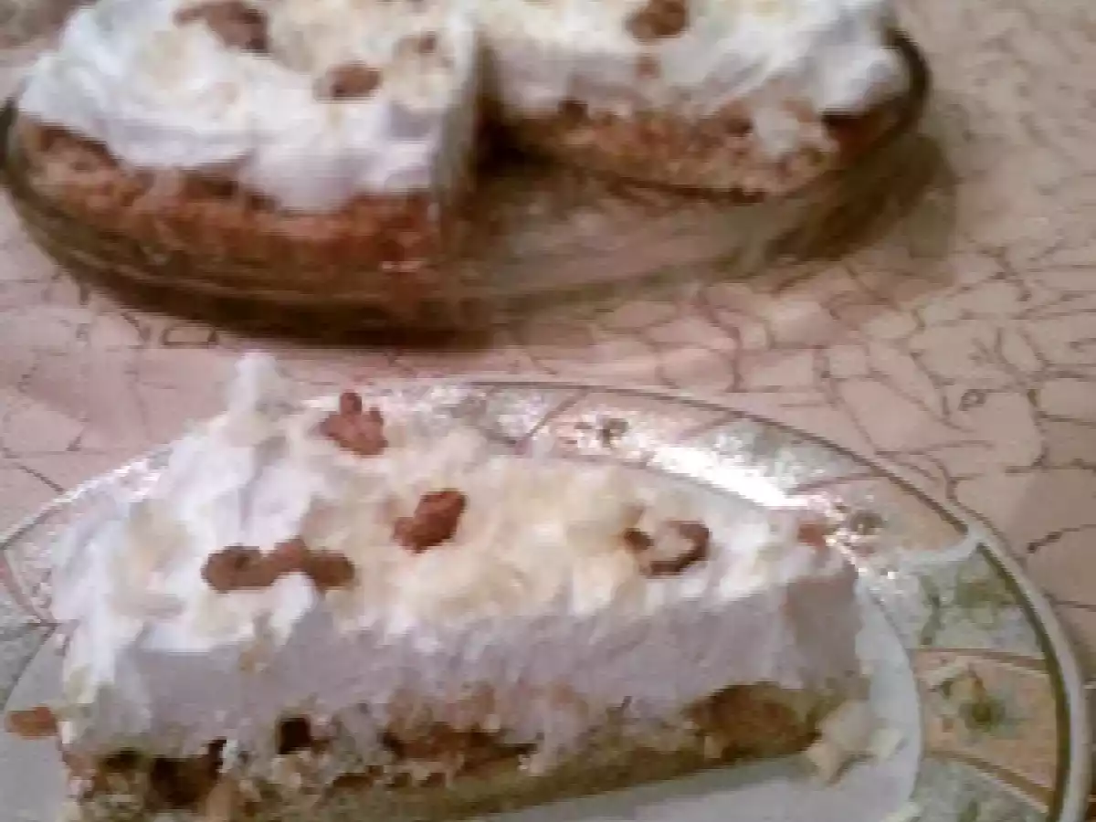 Tarta cu banane si mere