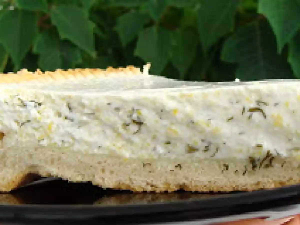 Tarta cu branza de vaci si marar - poza 10