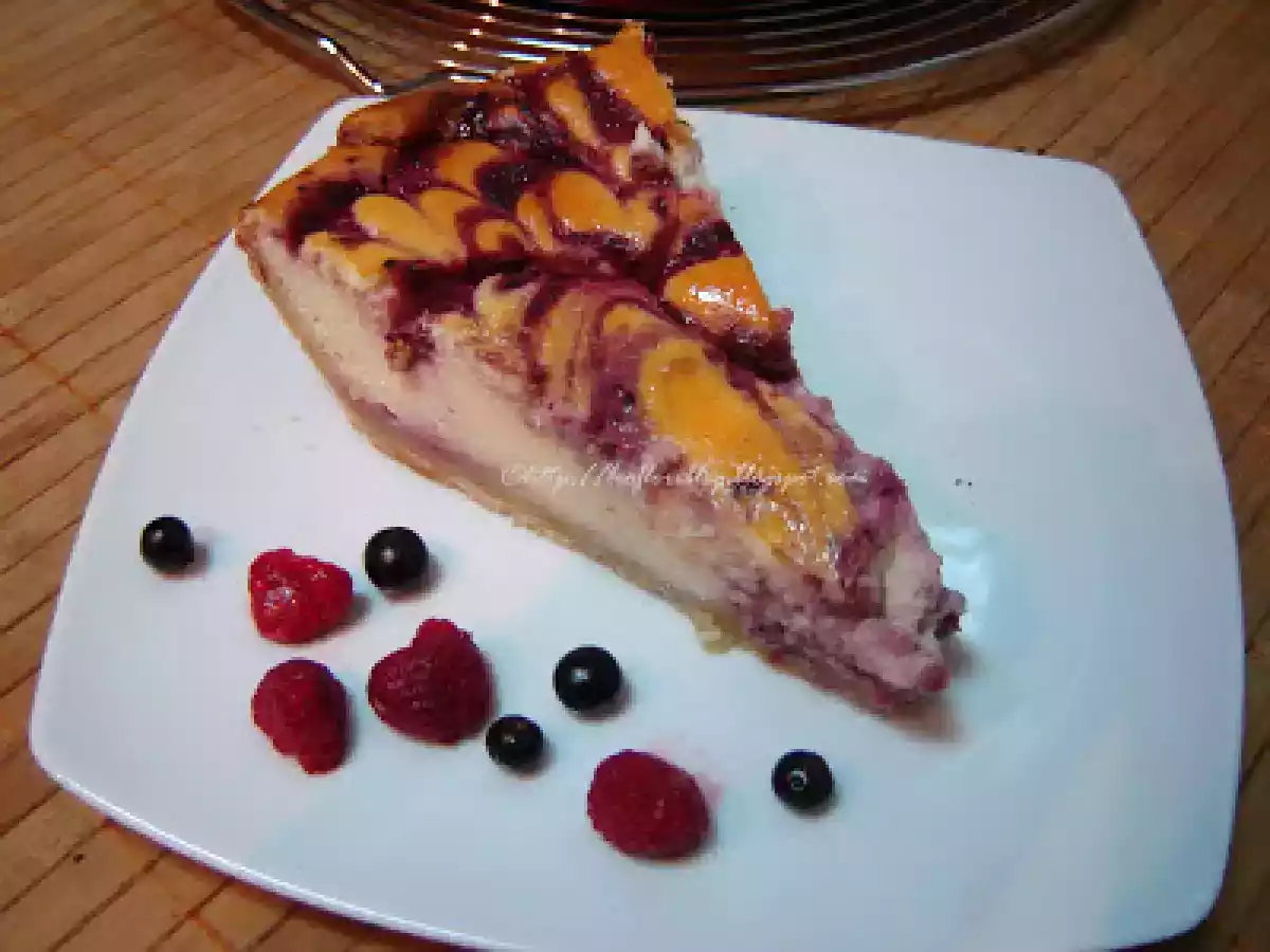 Tarta cu branza dulce si fructe - poza 10