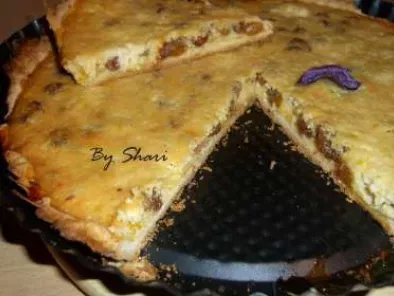 Tarta cu branza si stafide / tarte au fromage et aux raisins