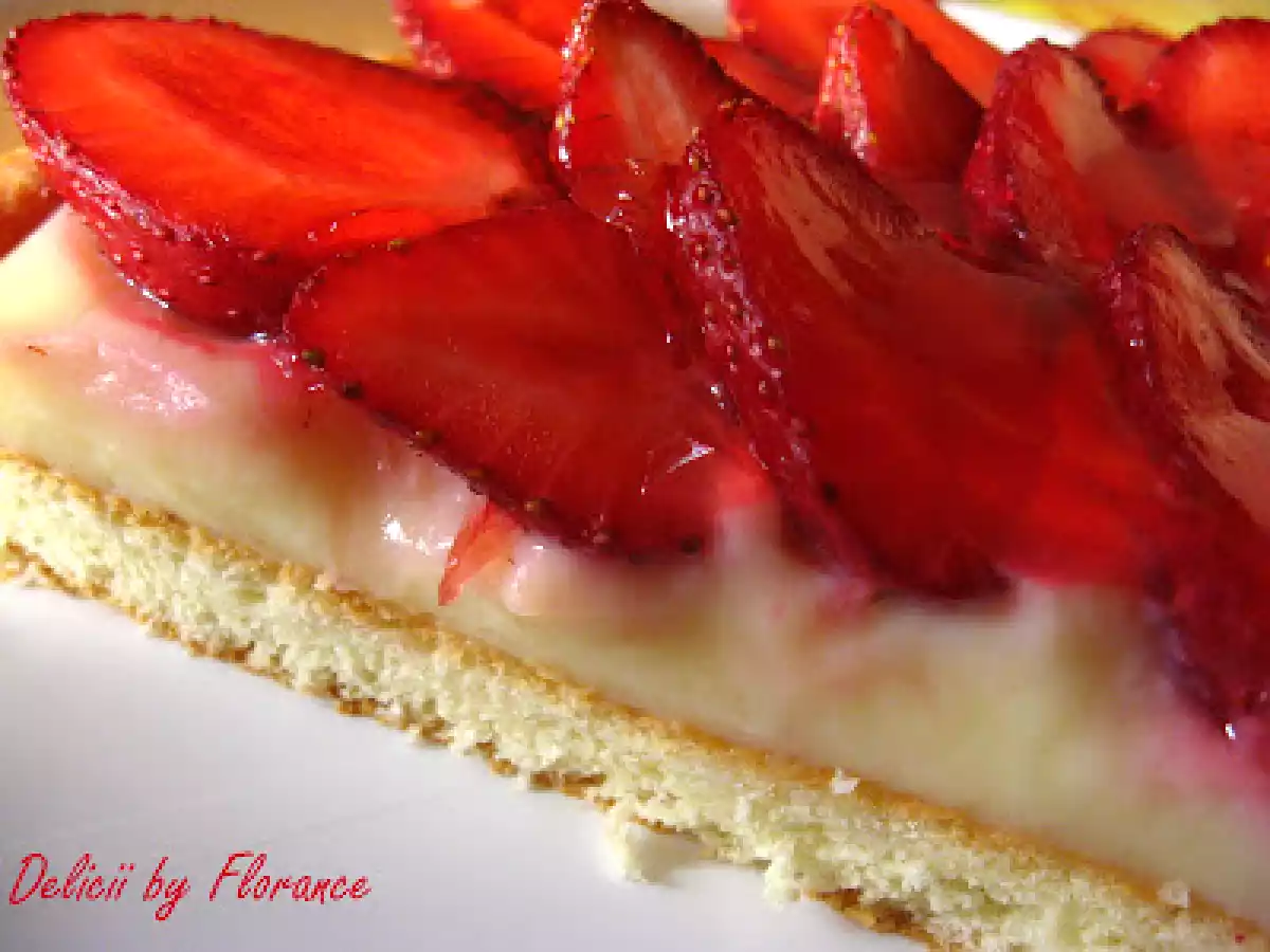 TARTA cu capsuni - poza 2