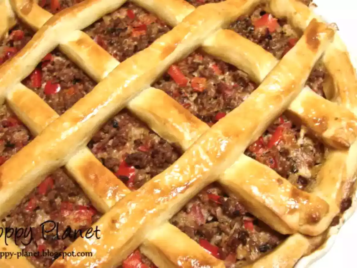 Tarta cu carne tocata