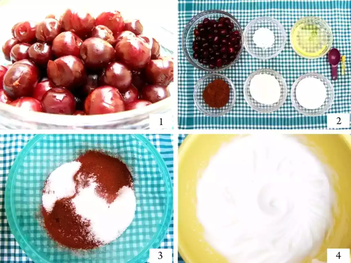 Tarta cu cirese si cacao - poza 2