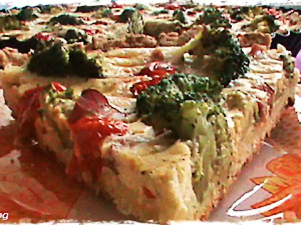 Tarta cu legume si bacon - poza 3