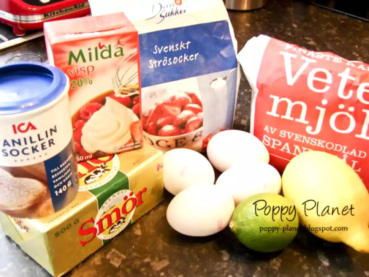 Tarta cu lime si lamaie - poza 3