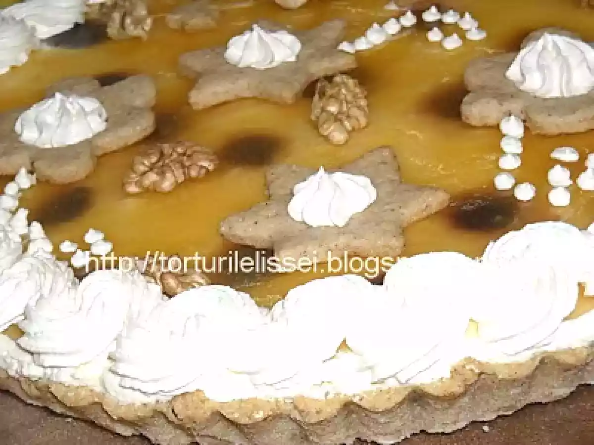 Tarta cu mascarpone si jeleu de mere - poza 4