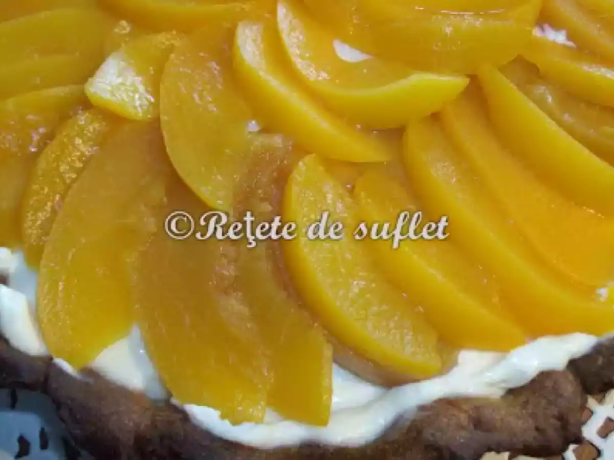 Tarta cu mascarpone si piersici - poza 2