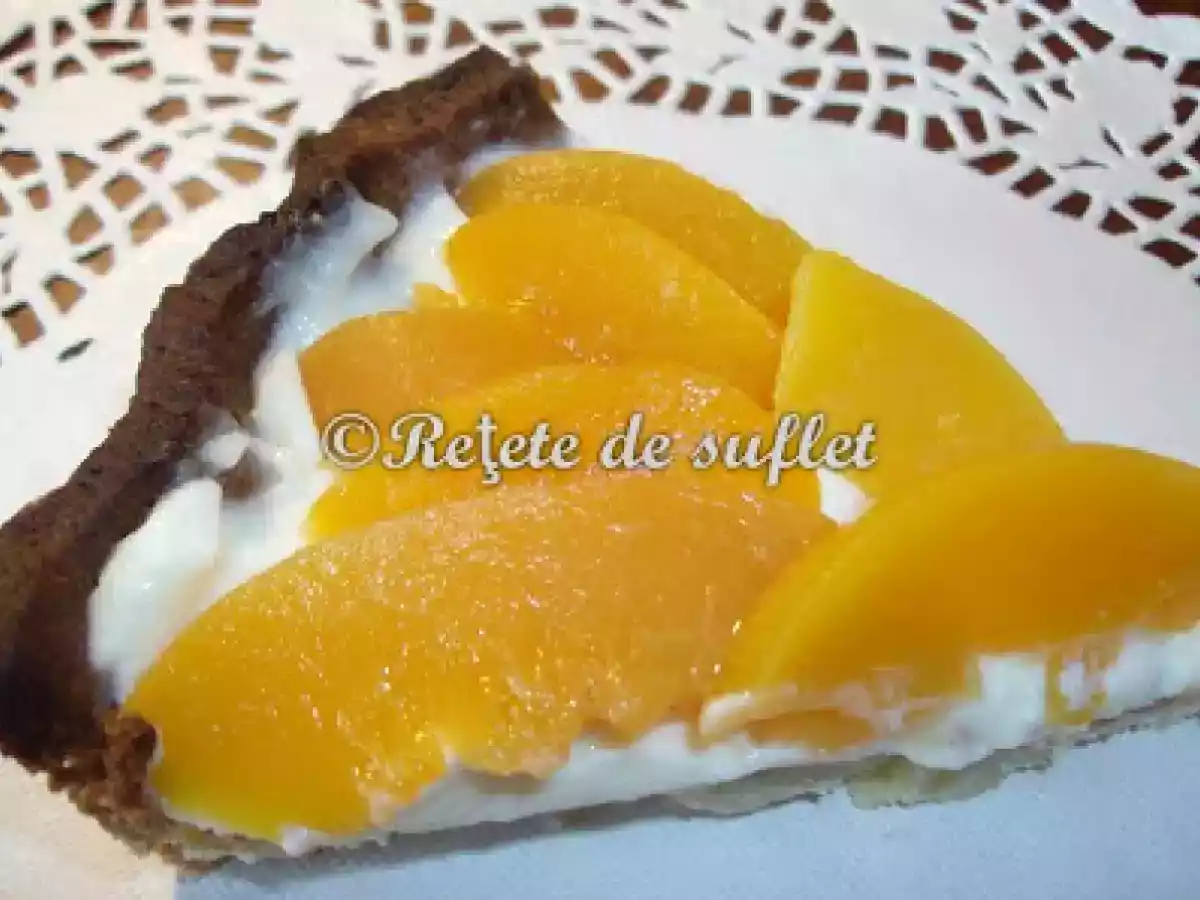 Tarta cu mascarpone si piersici - poza 3