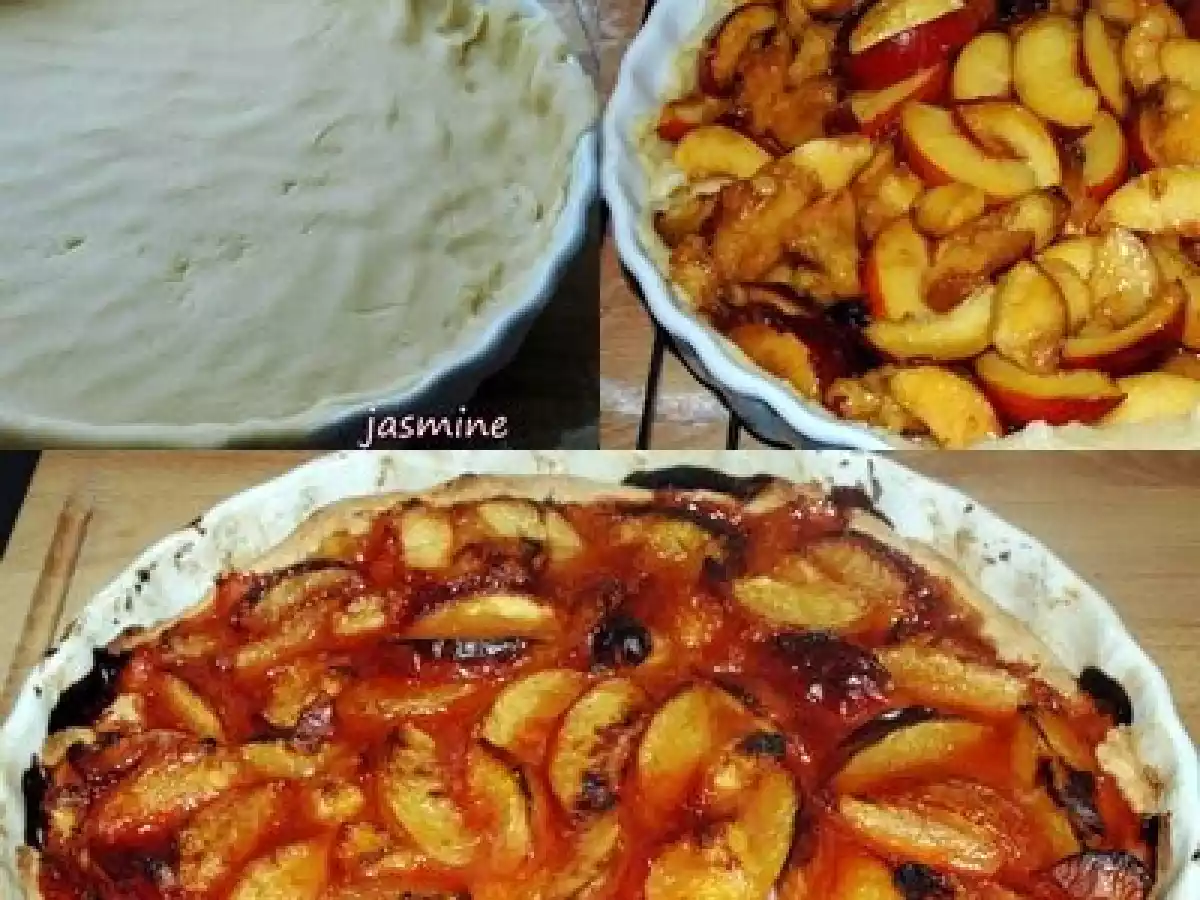 Tarta cu nectarine sau piersici. - poza 3