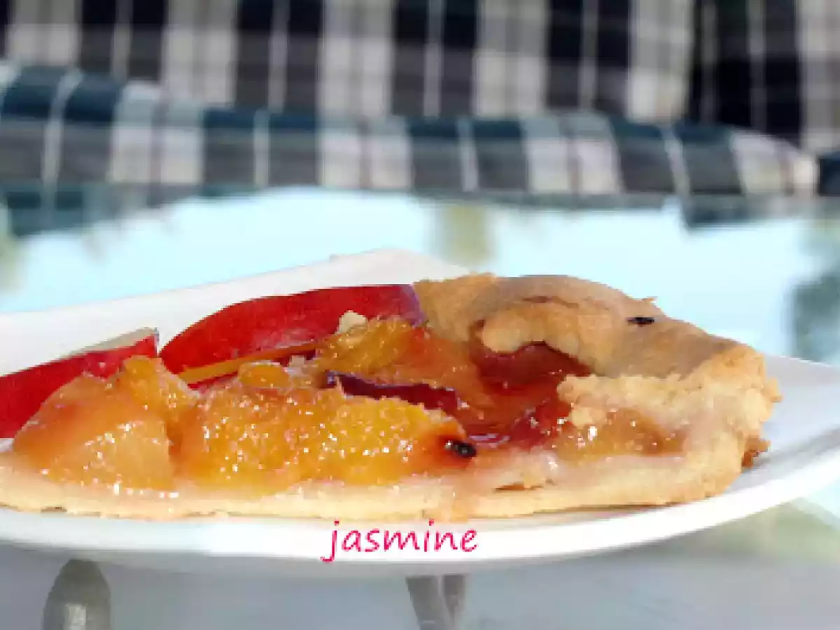 Tarta cu nectarine sau piersici. - poza 4
