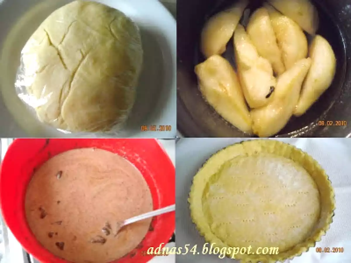 Tarta cu pere si ciocolata - poza 2