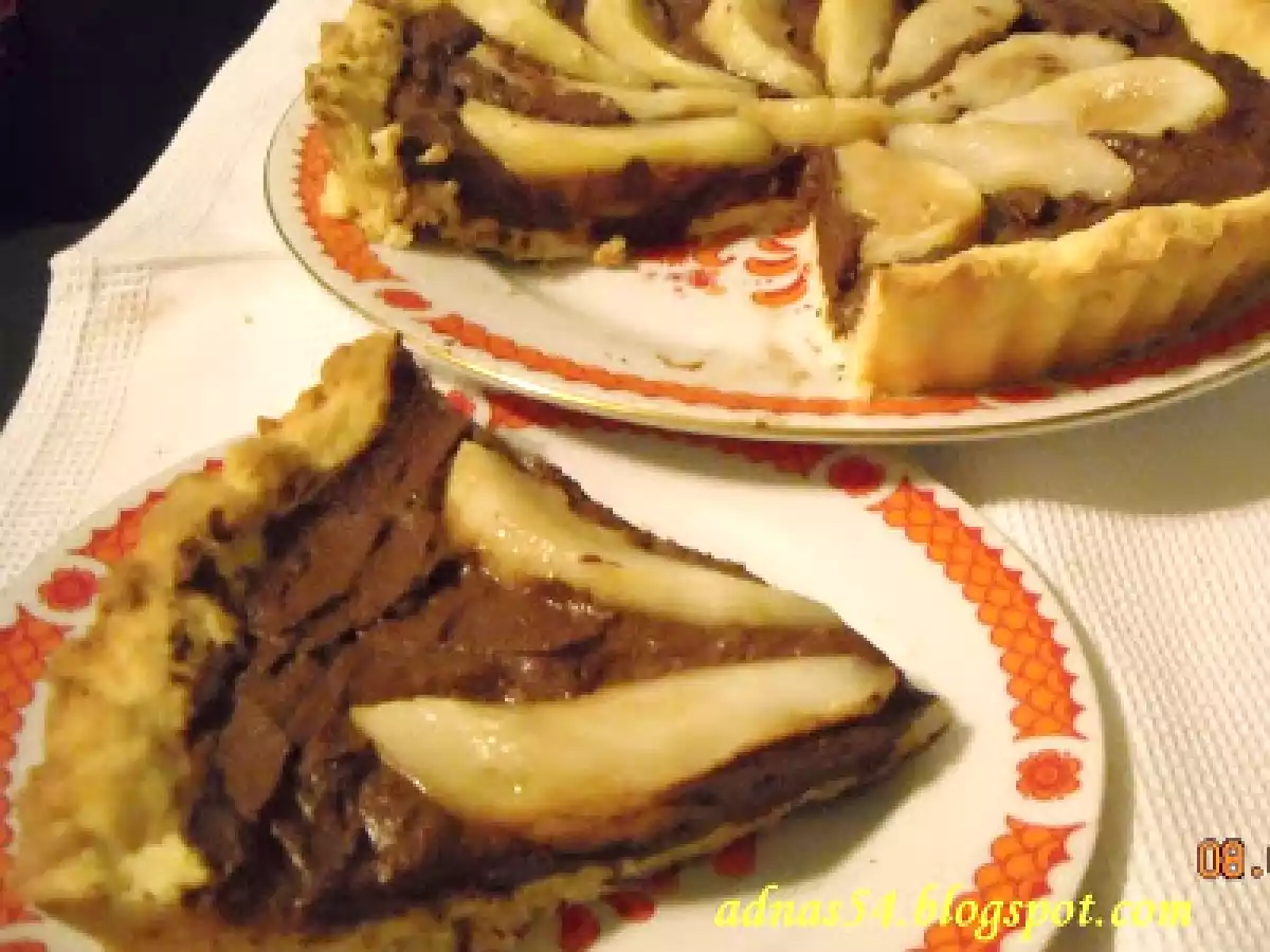Tarta cu pere si ciocolata - poza 3