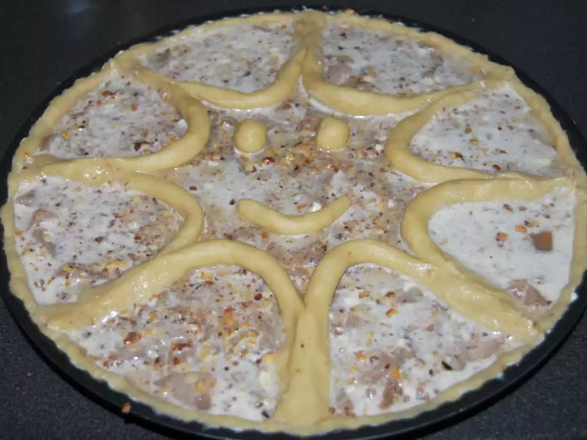 Tarta cu pere si nuci