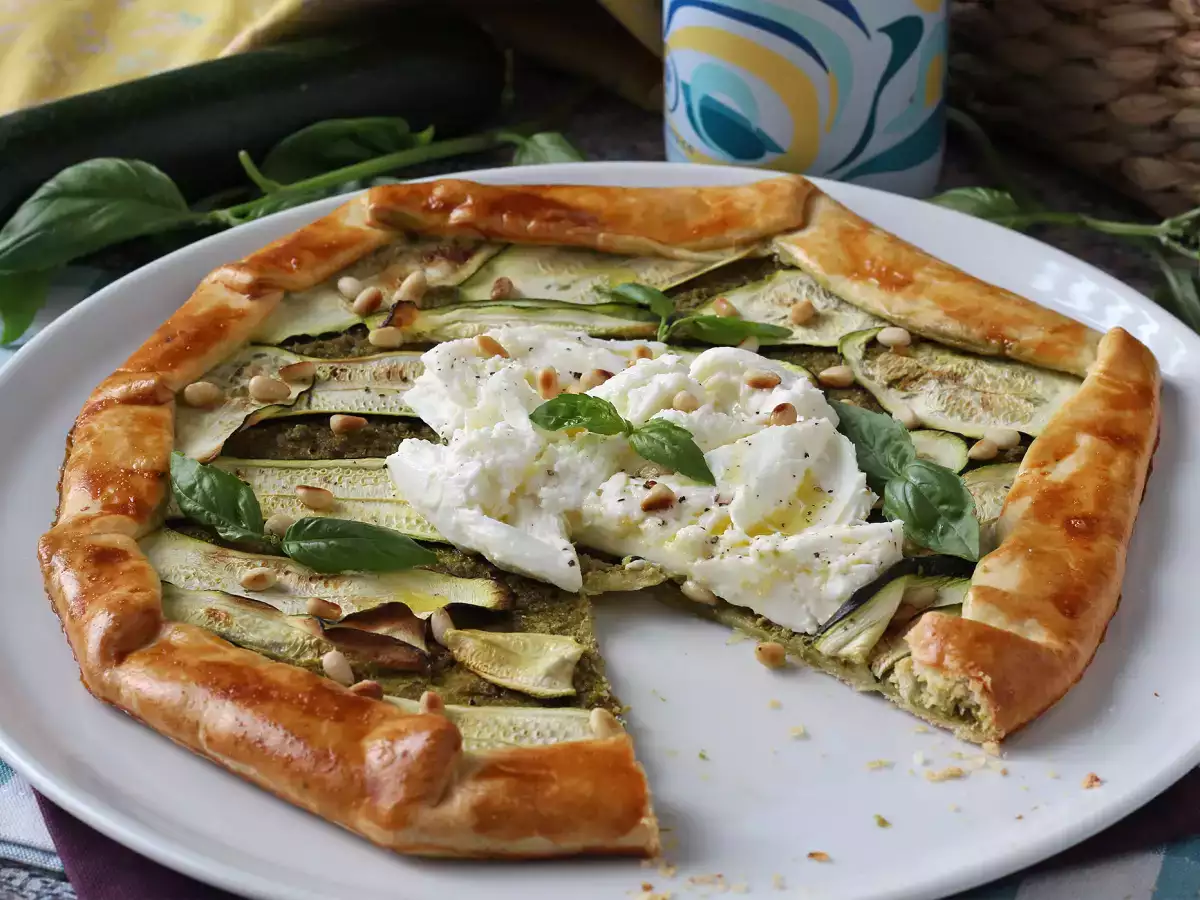 Tartă cu pesto și dovlecei: o rețetă ușoară cu parfum de vară! - poza 5