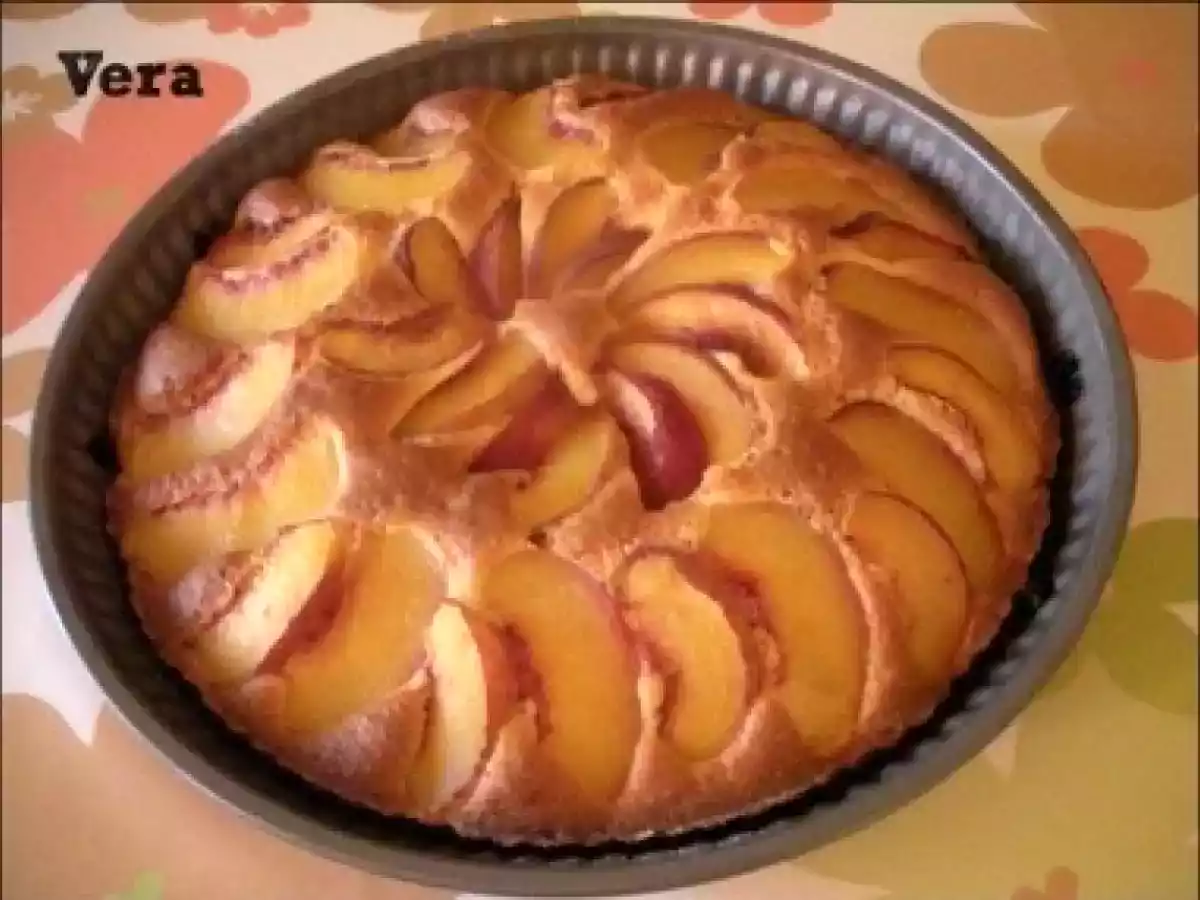 TARTA CU PIERSICI - poza 3