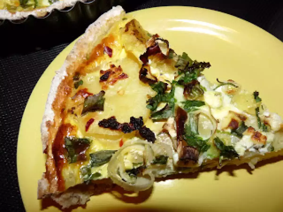 Tarta cu praz si cartofi - poza 2