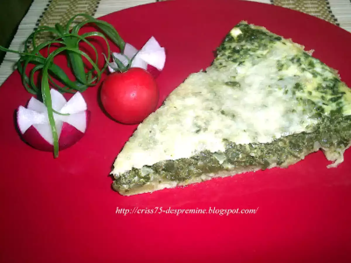 Tarta cu spanac si feta