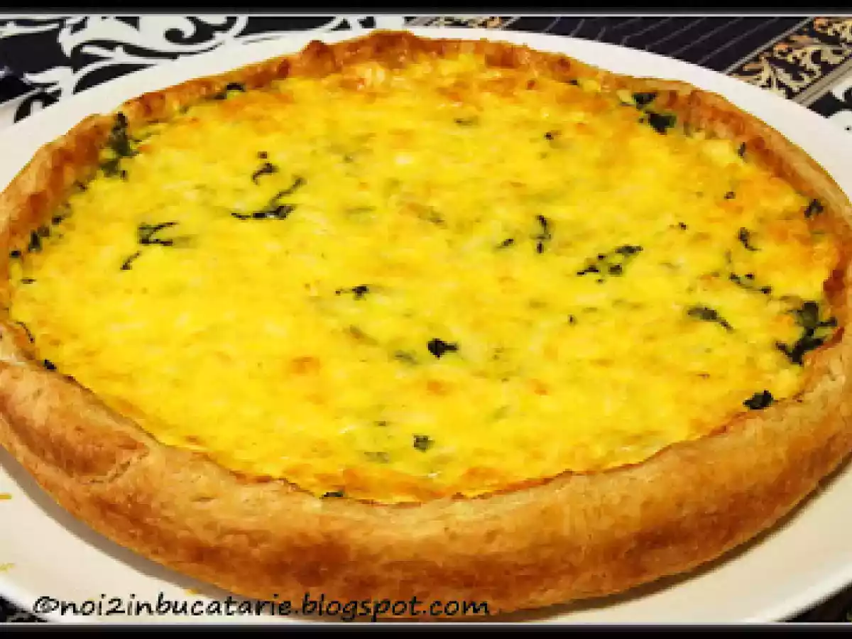 Tarta cu spanac si telemea