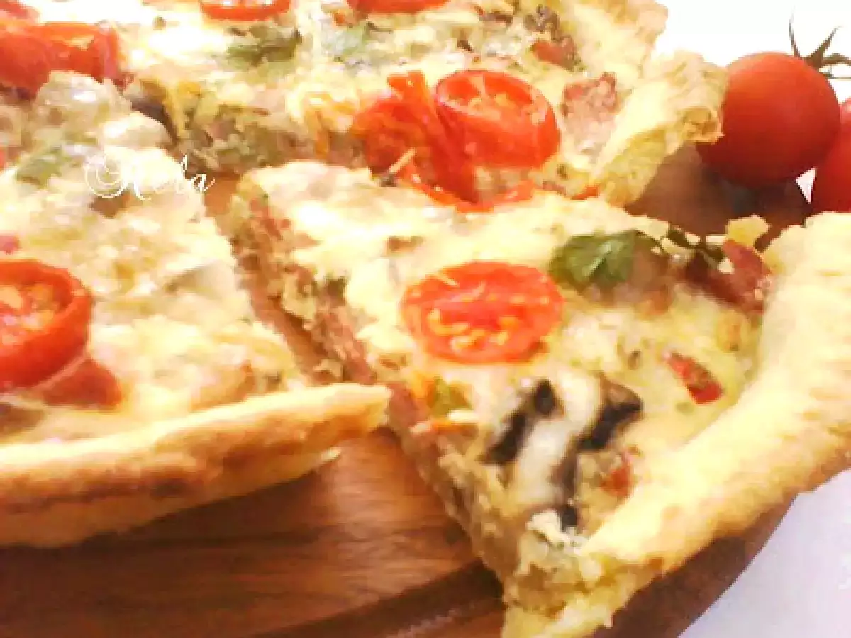 Tarta cu sunca si ciuperci - poza 2