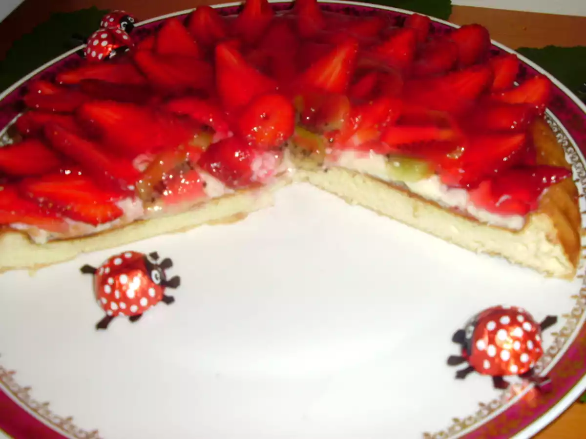 TARTA DE FRUCTE CU BLAT DE PANDISAPN - poza 2