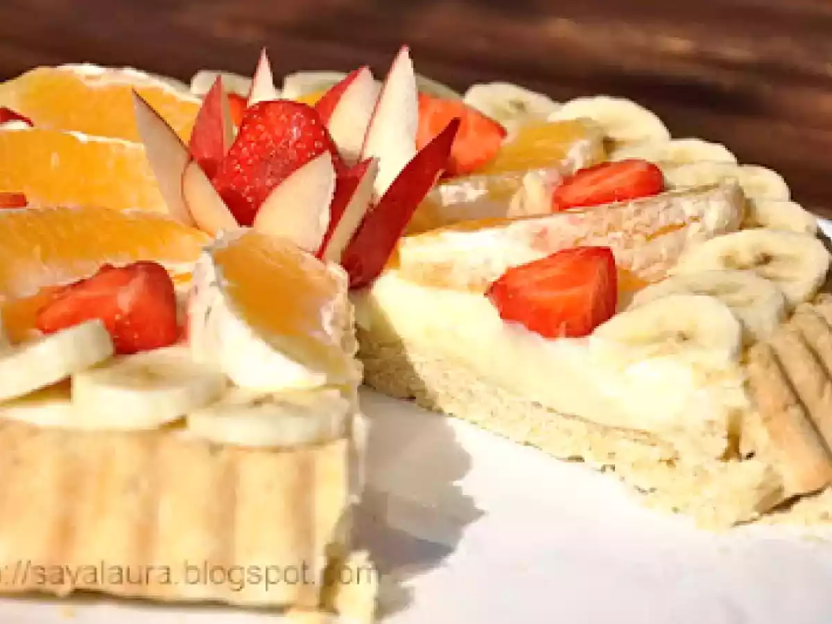 Tarta rapida cu fructe