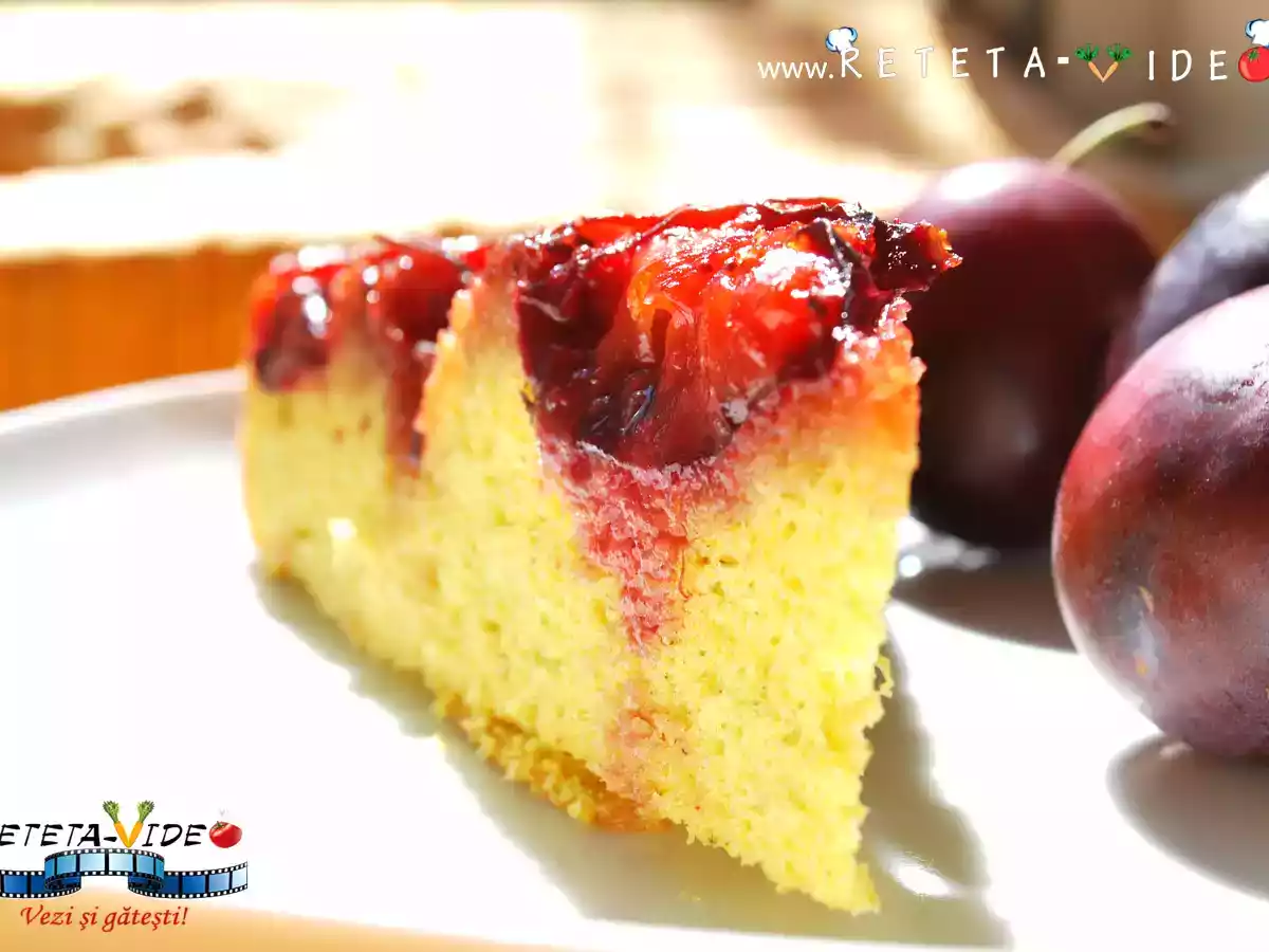 Tarta Rasturnata cu Prune (Reteta Video)