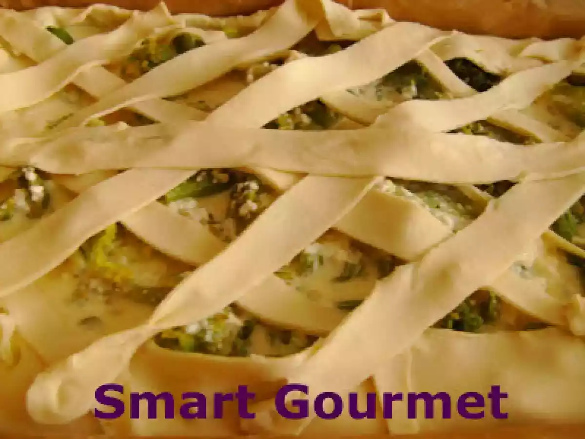 Tarta sarata cu broccoli si branza