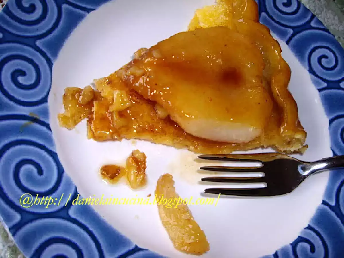 Tarta tatin cu pere/Torta tatin alle pere - poza 2