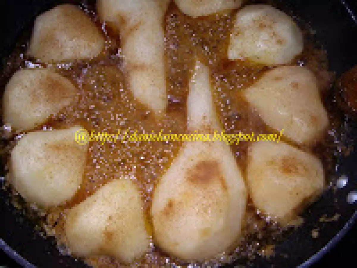 Tarta tatin cu pere/Torta tatin alle pere - poza 4
