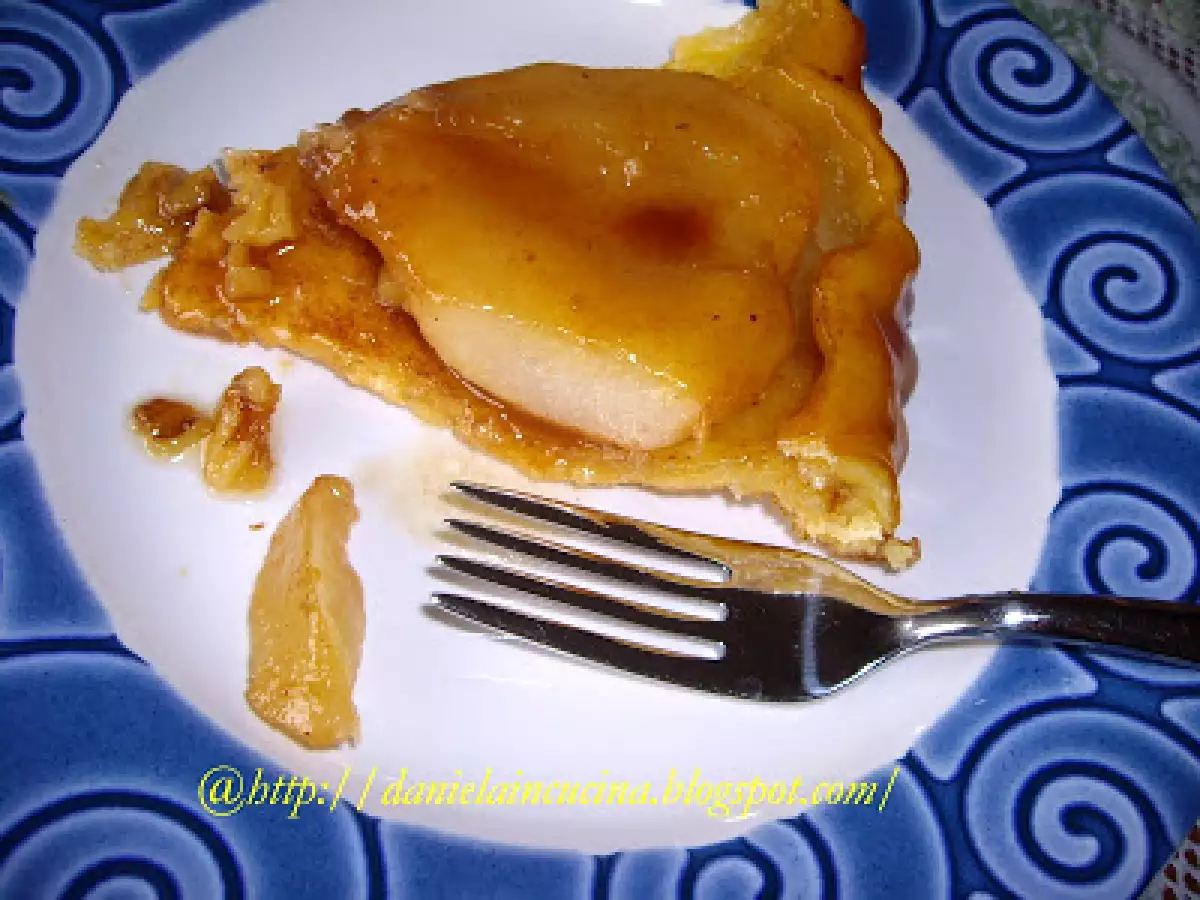Tarta tatin cu pere/Torta tatin alle pere - poza 10