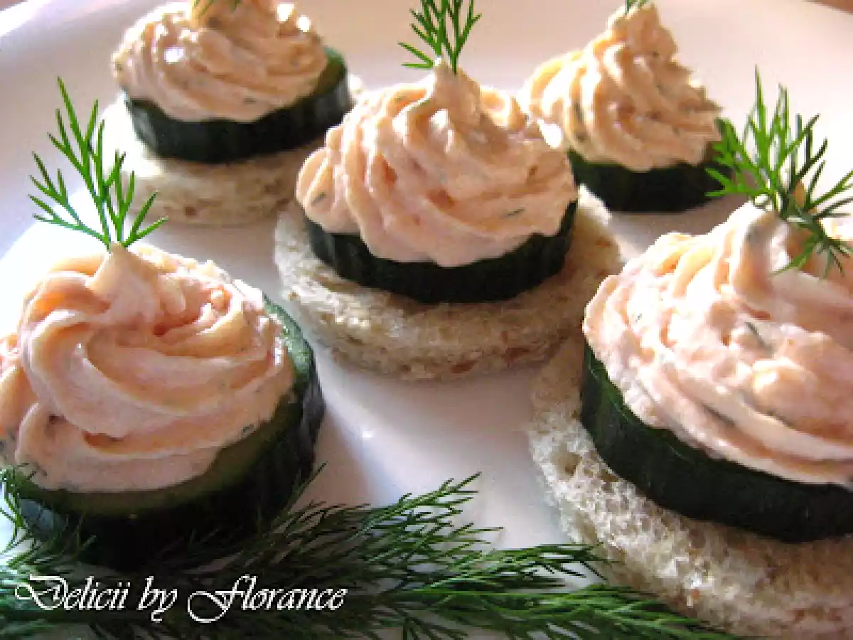 TARTINE cu somon - poza 2