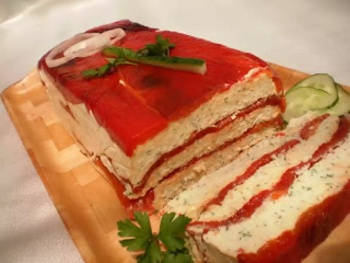 Terina de ardei si pasta de branza - poza 3