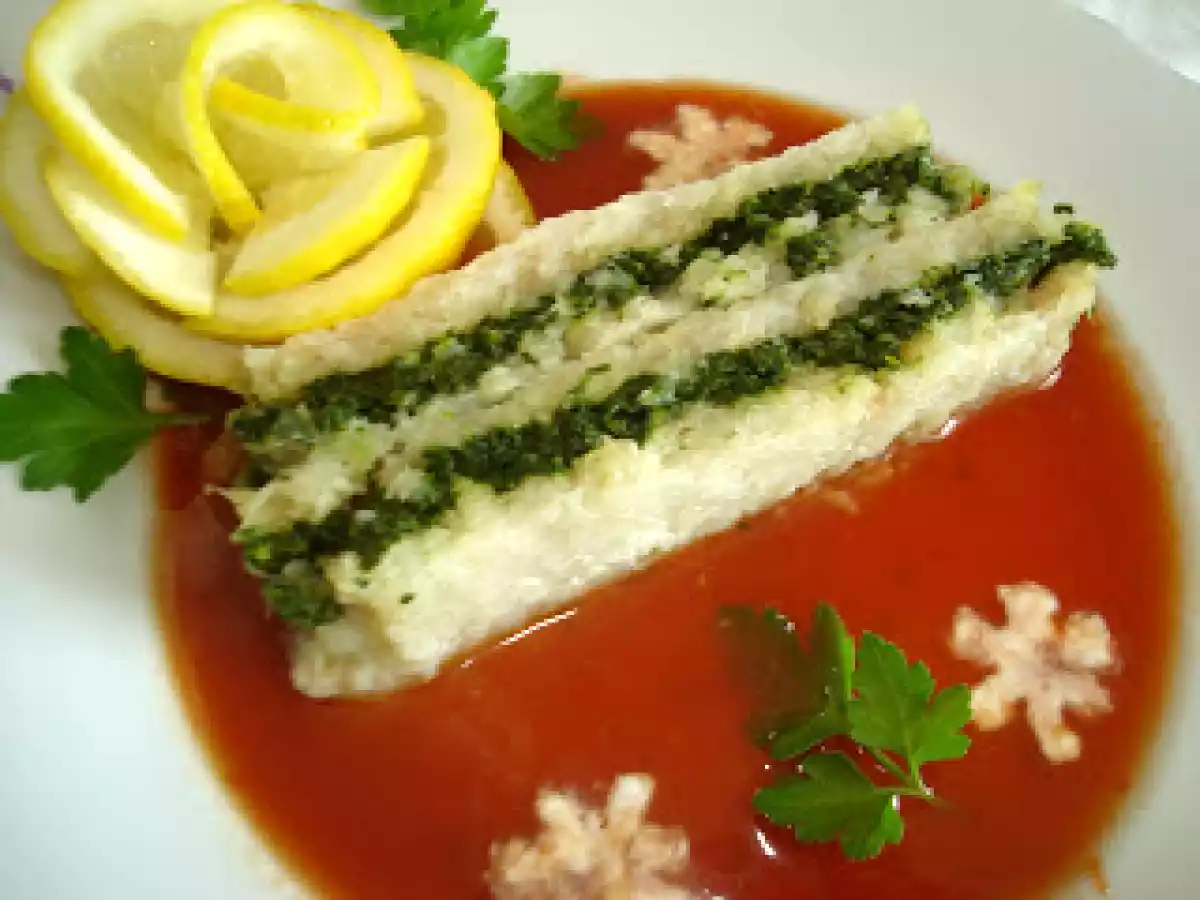 Terina de peste cu spanac - poza 3