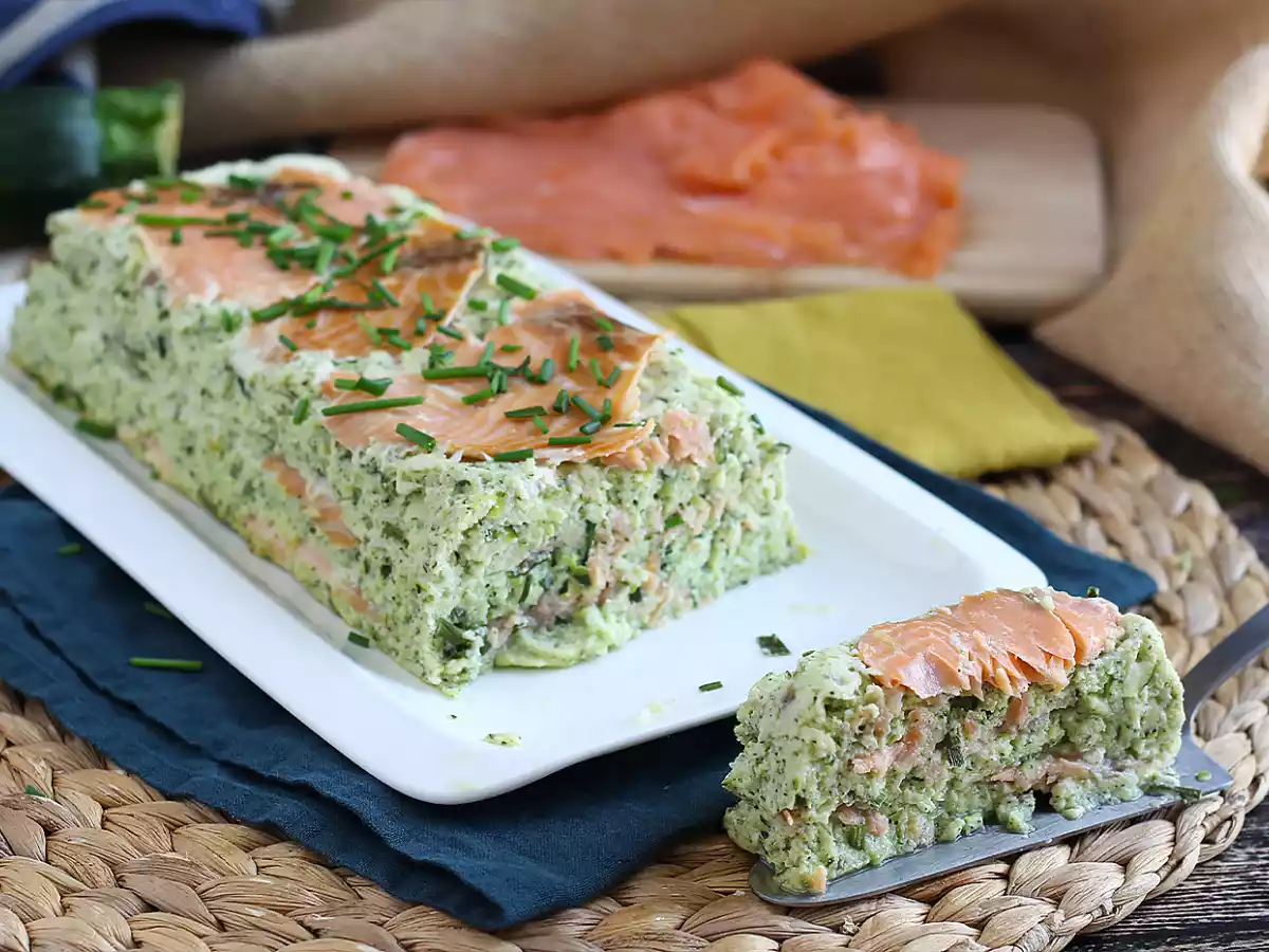 Terrine de dovlecei si somon afumat - poza 3