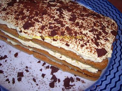 Tiramisu cu mascarpone Rețetă Petitchef