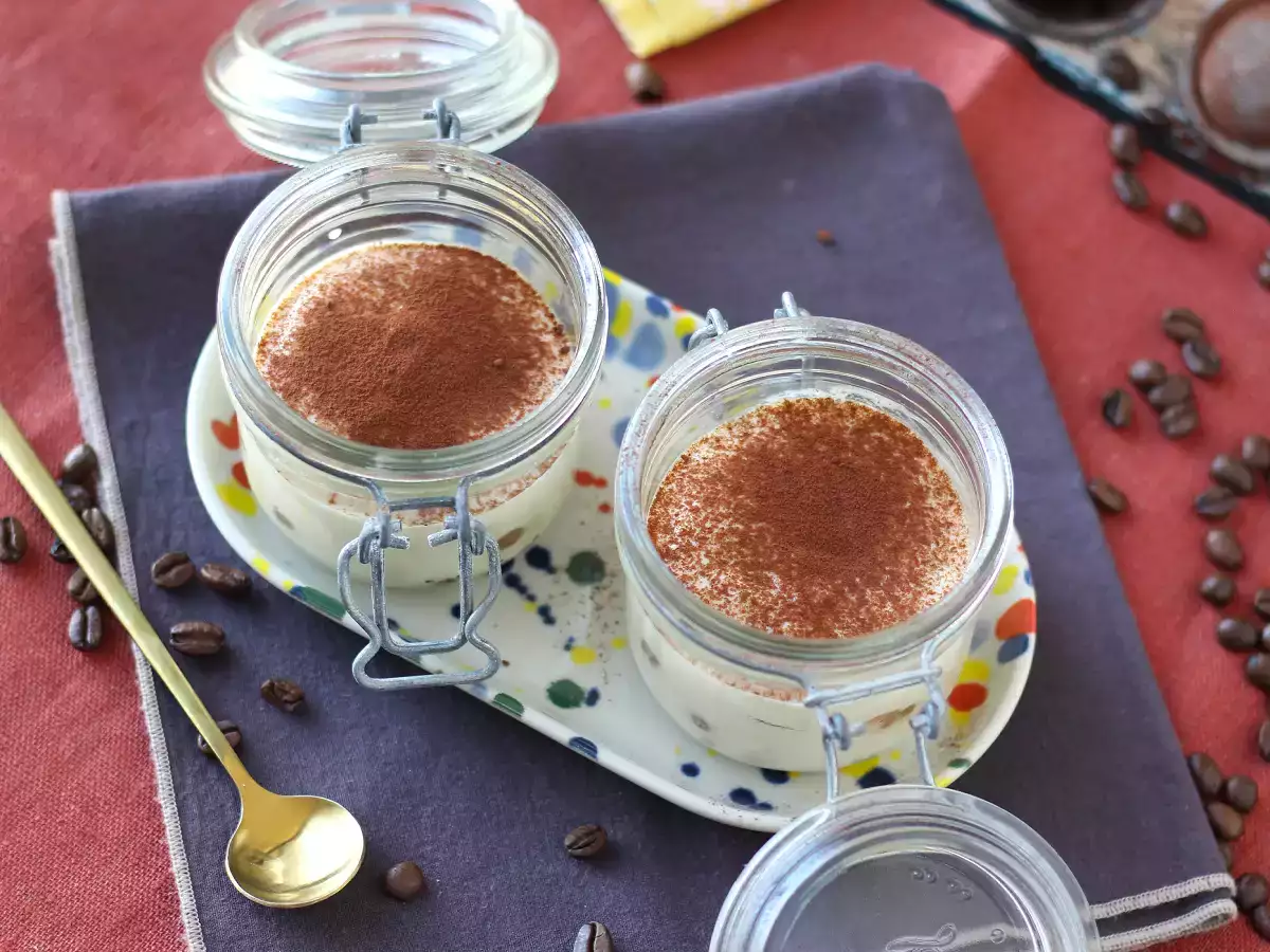 Tiramisu cu tofu mătăsos, fără mascarpone și fără ouă - poza 3