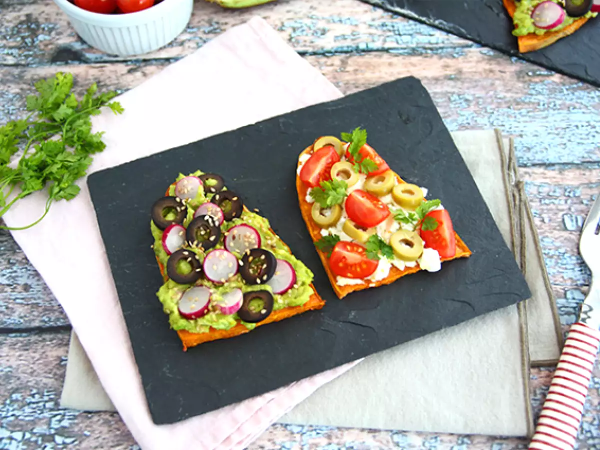 Toast cu cartof dulce - poza 4