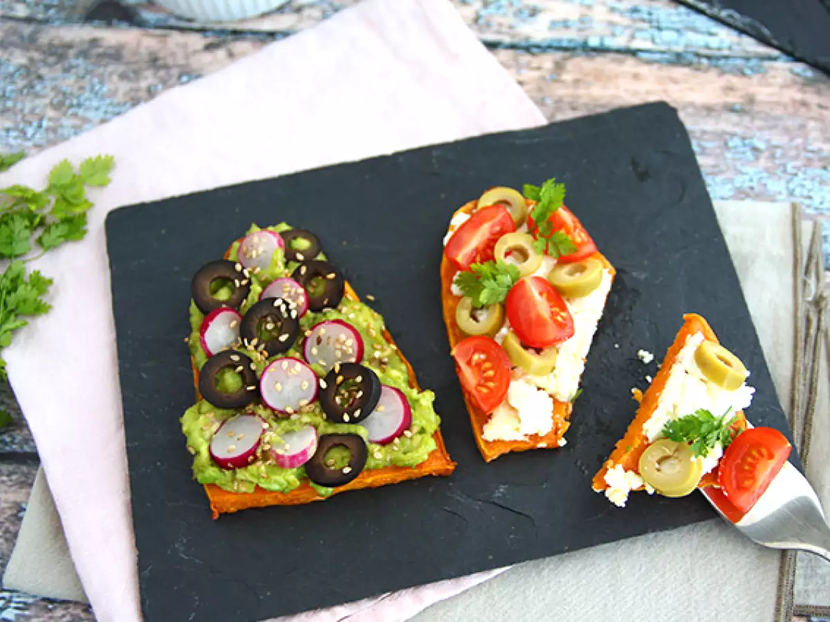 Toast cu cartof dulce - poza 5